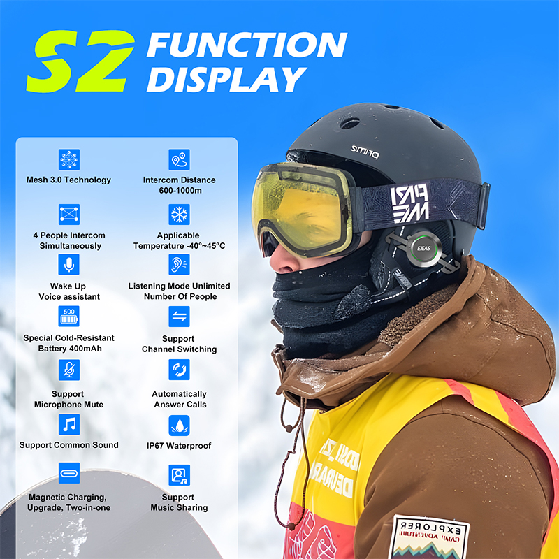 2026EJEAS New S2 Full-Duplex W - Motorcycle Helmets ulasan dan harga