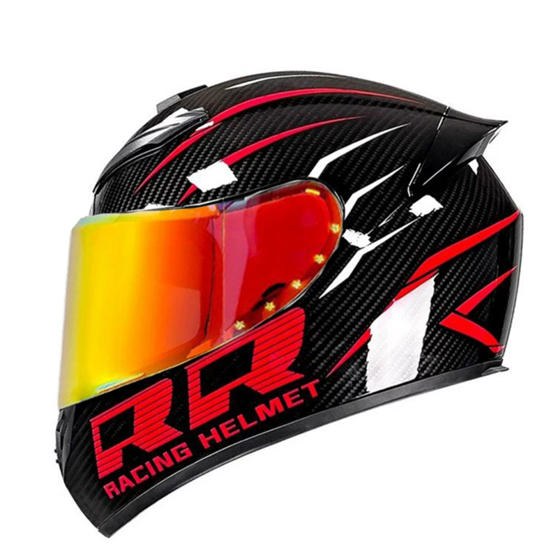 DOT Unisex Motorcycle Helmet D - Full Face Motorcycle Helmet With Bluetooth ulasan dan harga
