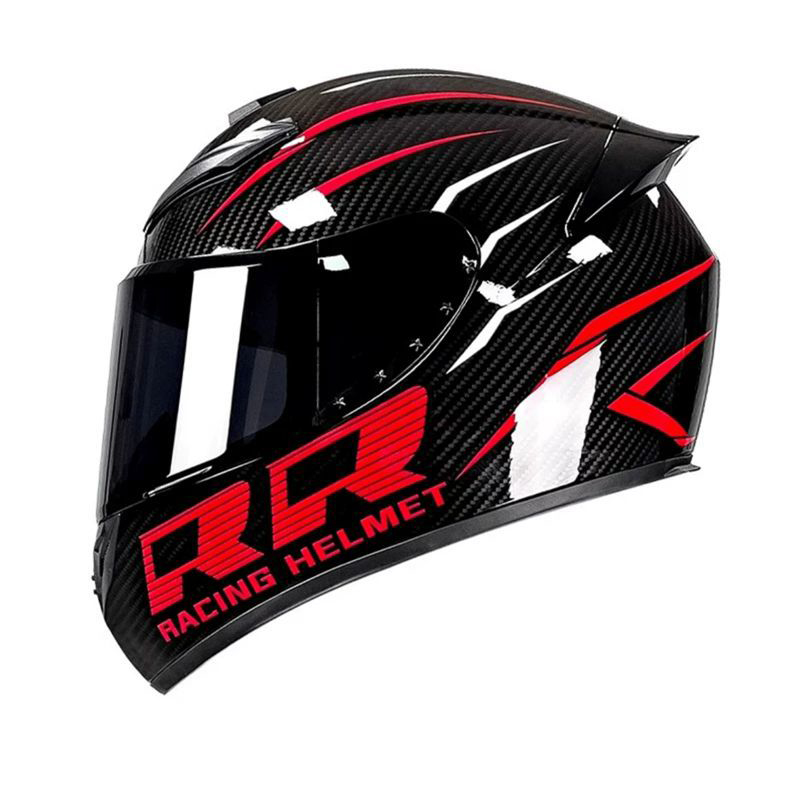 DOT Unisex Motorcycle Helmet D - Full Face Motorcycle Helmet With Bluetooth ulasan dan harga