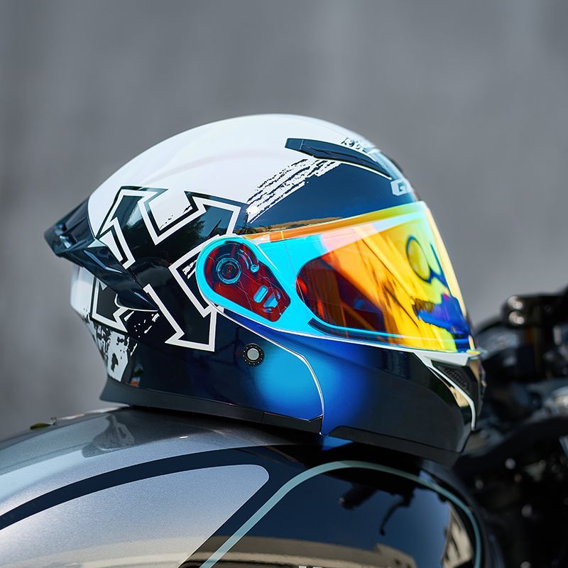 DOT Approved Full Face Helmets - Full Face Motorcycle Helmet With Bluetooth ulasan dan harga