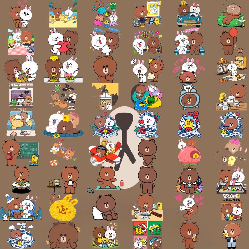 LINE FRIENDS Brown Cony Sally  - Atv Parts ulasan dan harga