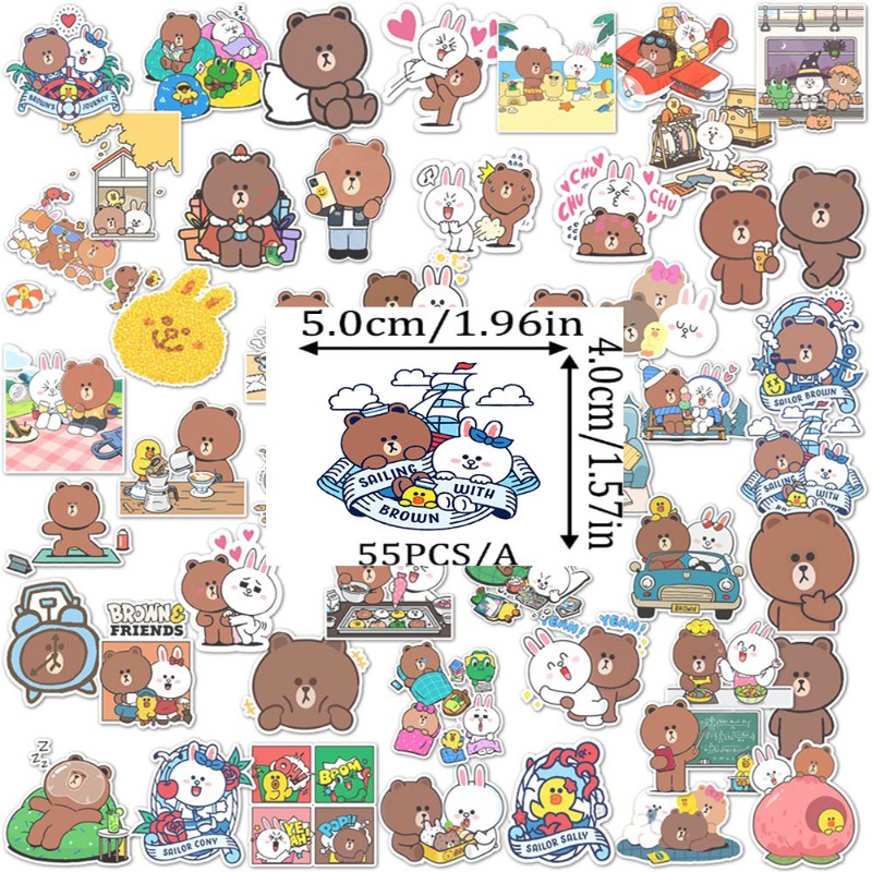 LINE FRIENDS Brown Cony Sally  - Atv Parts ulasan dan harga