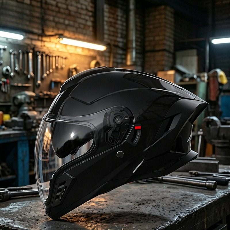 Motorcycle Helmet Four Seasons - Full Face Motorcycle Helmet With Bluetooth ulasan dan harga